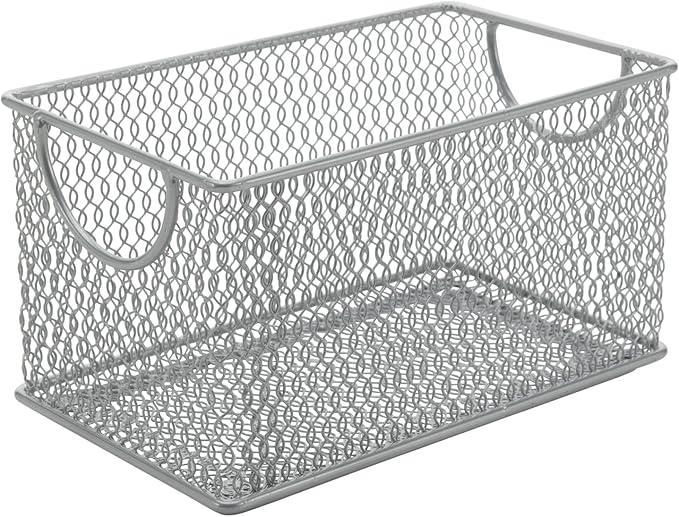 Zip Box Silver Mesh YBM