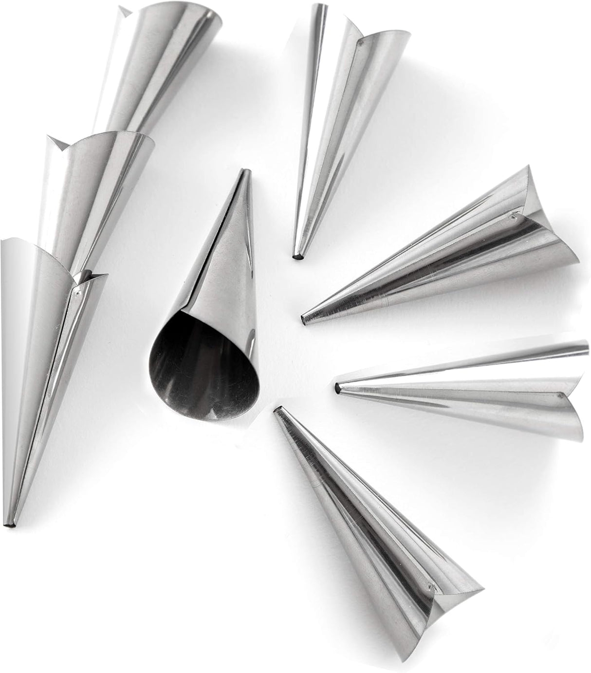 Cream Horn Molds Mini | 8‑Pack | Stainless Steel | Model 3659 | Norpro