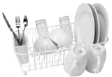 Dish Rack with Cutlery Basket | White | Kitchen Details