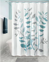 Laurel Shower Curtain Gray/Blue Inter Design
