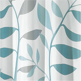 Laurel Shower Curtain Gray/Blue Inter Design
