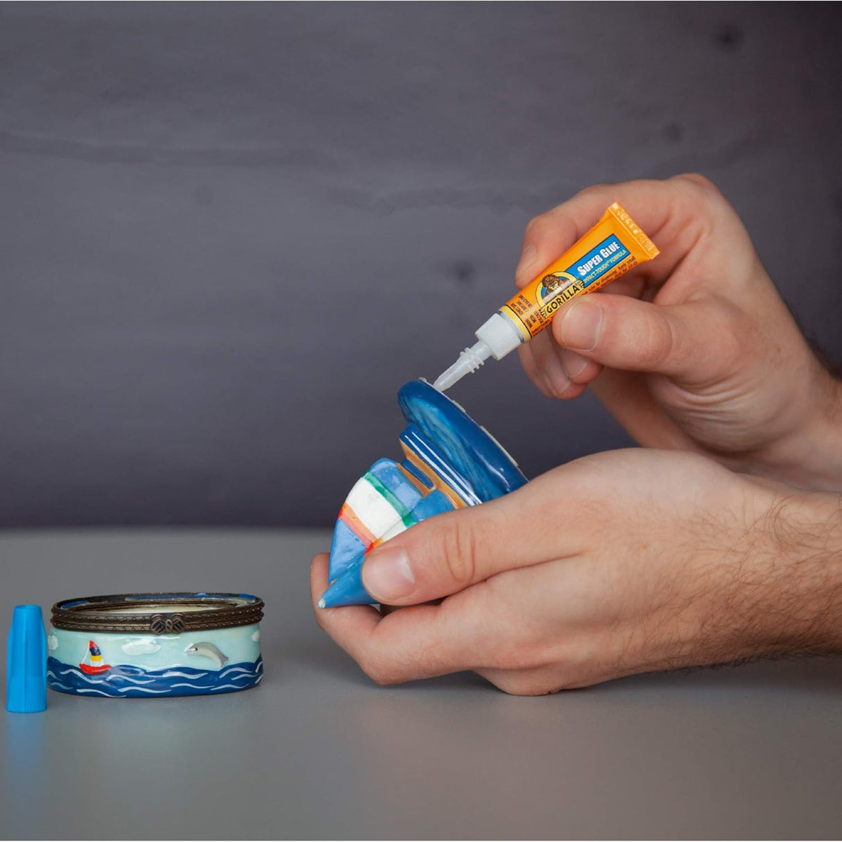 Gorilla Super Glue | 2-Pack Mini Tubes | Fast-Setting Clear Adhesive 3g Each