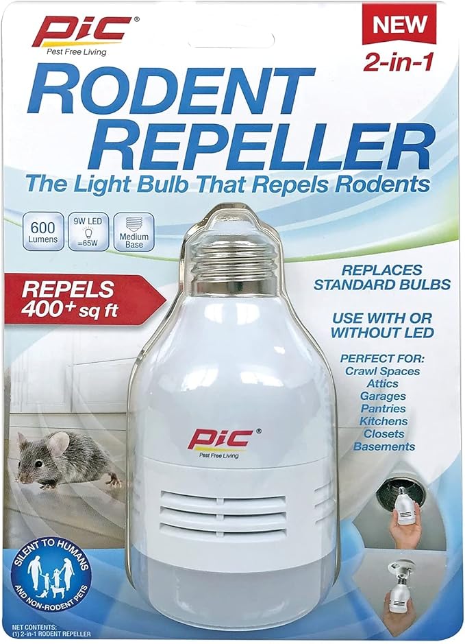 Rodent Repeller Light Bulb Pic