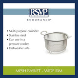 Mesh Basket | Strainer Colander | Stainless Steel | RSVP