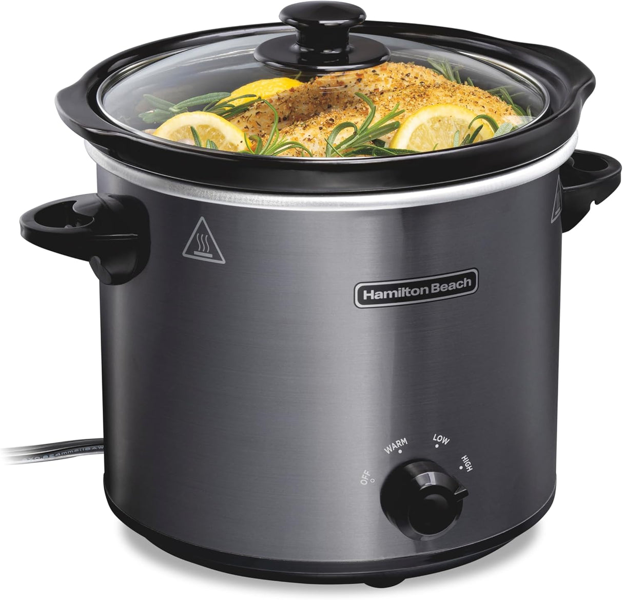 Slow Cooker 4QT Grey Hamilton Beach