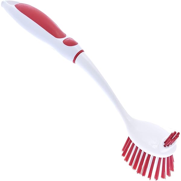 Dish Vegetable Brush Red Superio