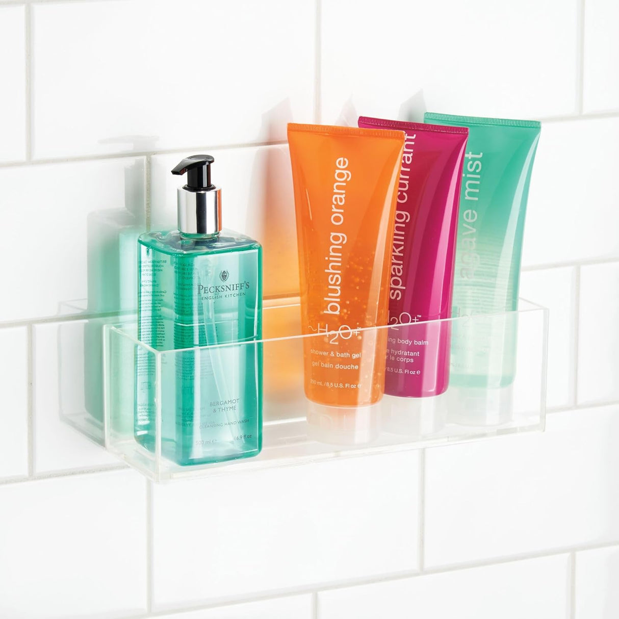 Clear Adhesive Organizer Bin 3x11