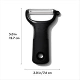 OXO Good Grips Y Peeler | Stainless Steel Blade | Black