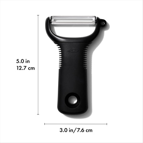 OXO Good Grips Y Peeler | Stainless Steel Blade | Black