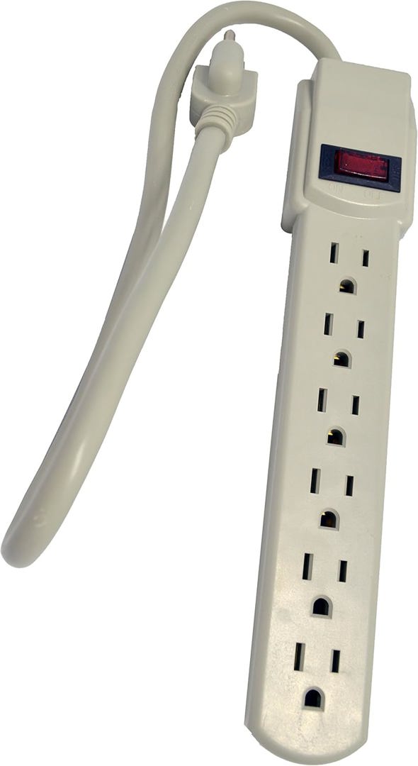 Power Strip 4 Outlet 9" Uniware