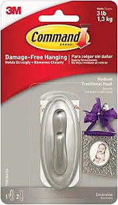 Chrome Medium Hook 3LB Command