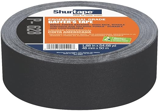 Shurtape Black Binding Tape | 55 yd