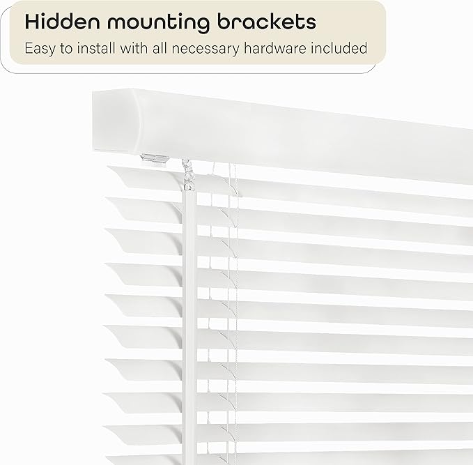 White Mini Blind 38" x 64"
