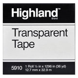 Transparent Tape (1/2" x 36YD) Highland