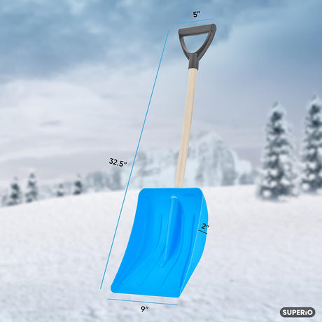 Steps Shovel Wood Handle Superio