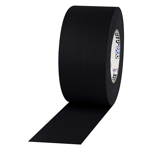 ProTapes Pro Gaff Premium Tape 55 Yards Length-Black