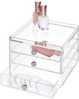 3 Drawer Slim Clear Inter Design