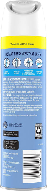 Air Freshener Aerosol Clean Linen Glade
