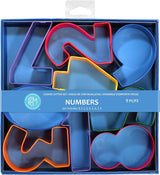 Number 9PC Color Cookie Cutter Set