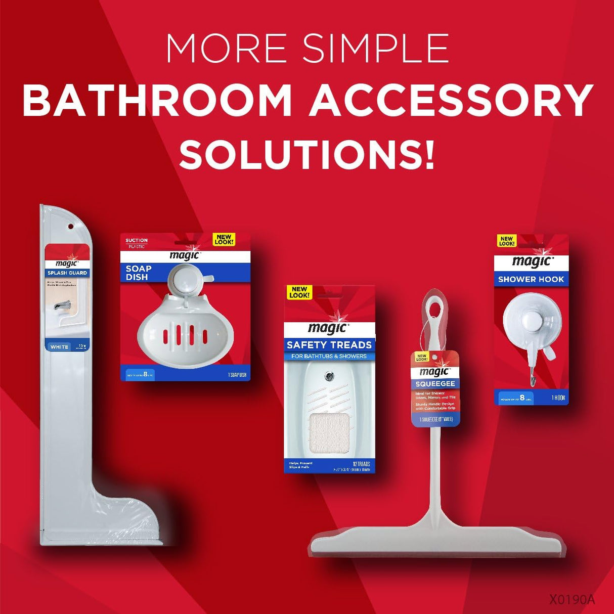 Safety Treads For Bathtubs & Showers | Shower Strips | Magic