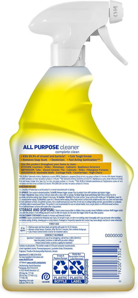 All Purpose Cleaner 32oz Lysol