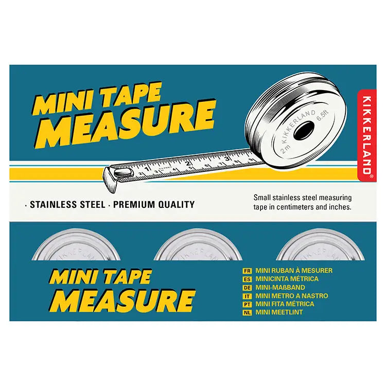 Mini Tape Measure Kikkerland