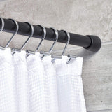 Shower Curtain Rod in Black | 43 x 75 Inches | InterDesign