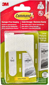 Picture Hanging Strips 12ct 16LB Command