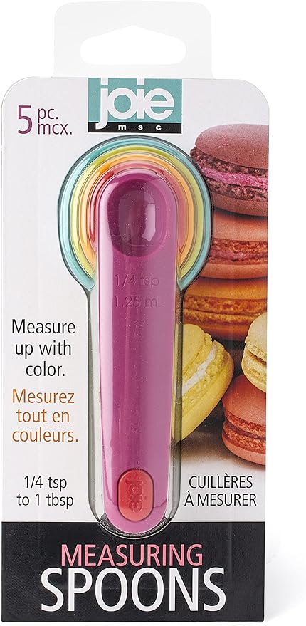 Measuring Spoons Set | Plastic | Assorted Colors | Joie