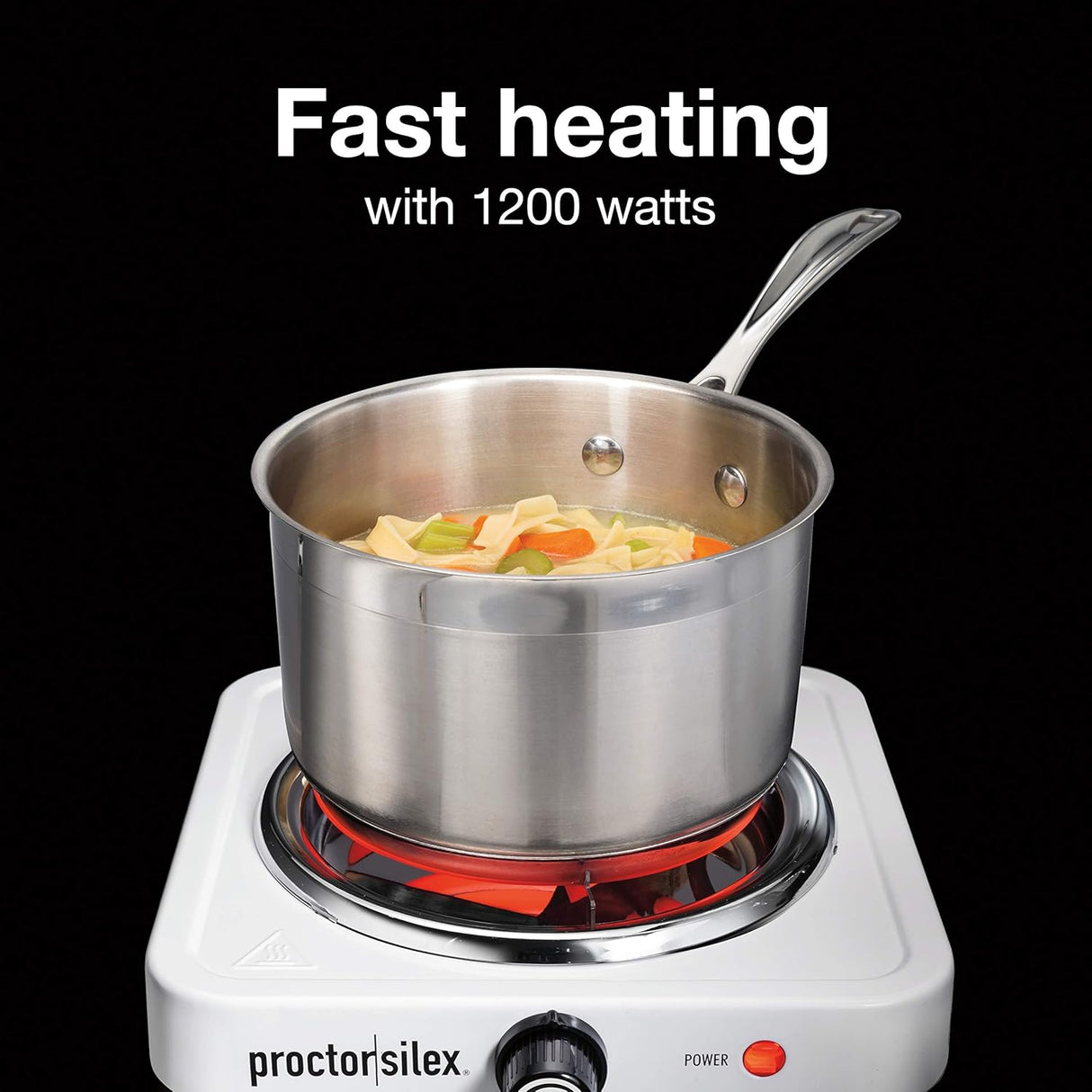 Electric Burner White Proctor Silex