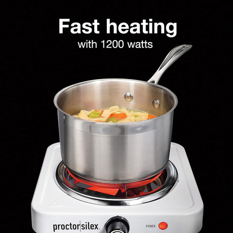 Electric Burner White Proctor Silex