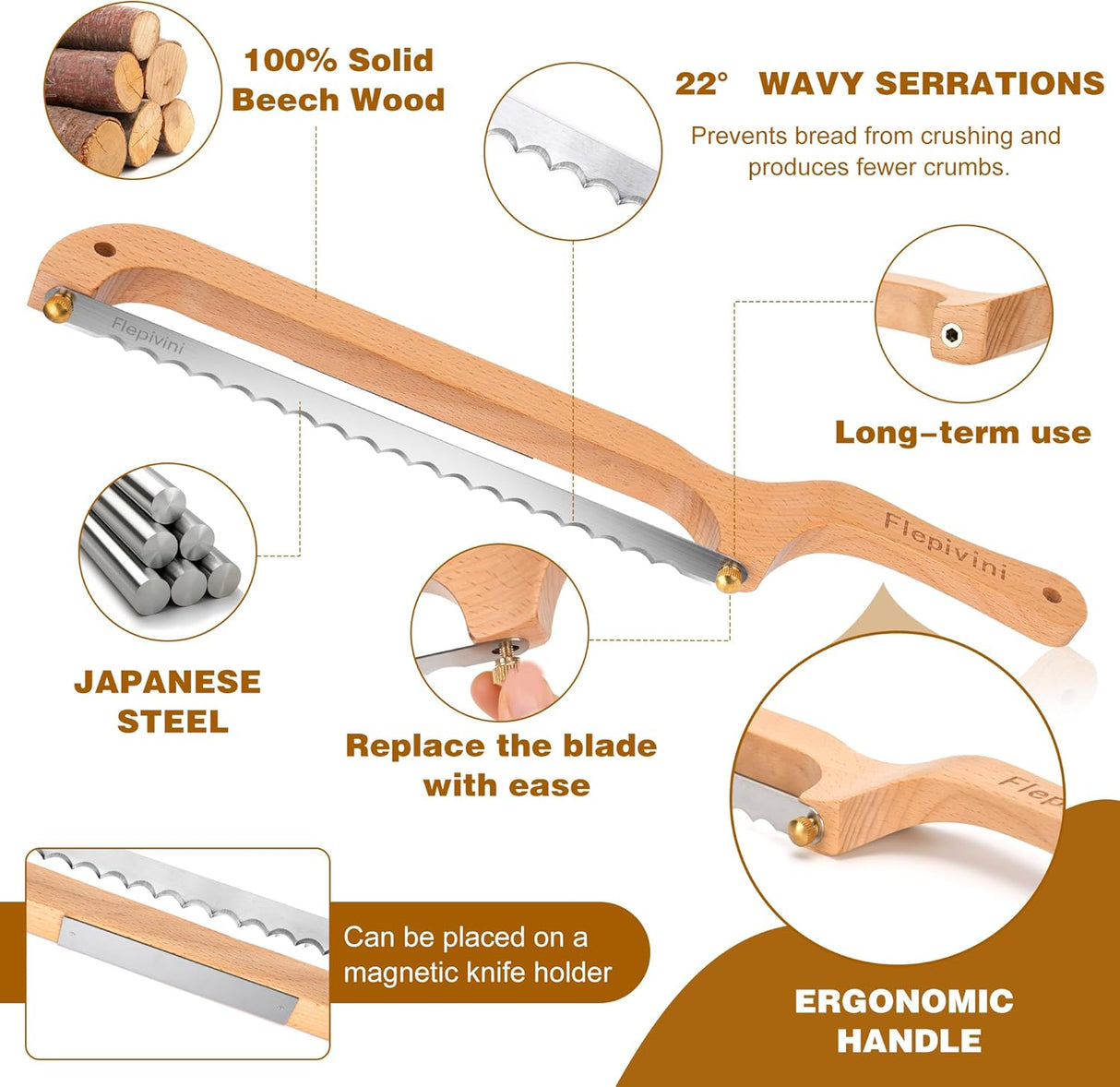 16" Sourdough Bread Knife