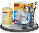Lazy Susan Turntable Non-Skid | Charcoal/Light Gray | 18" | Copco