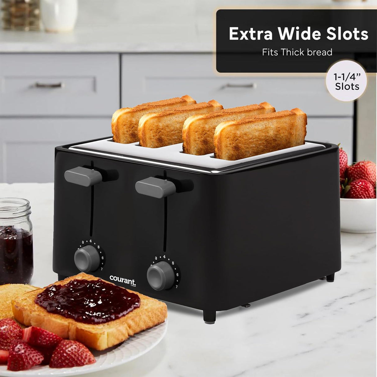 4 Slice Toaster Courant