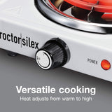 Electric Burner White Proctor Silex
