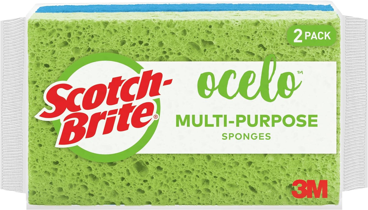 Multi Purpose Sponges 2pk Scotch Brite