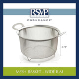 Mesh Basket | Strainer Colander | Stainless Steel | RSVP