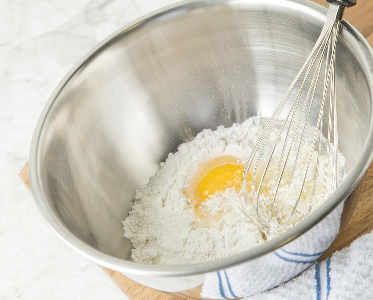 Stainless Steel Mixing Bowl | 1.3 Quart | Silver | YBM Home