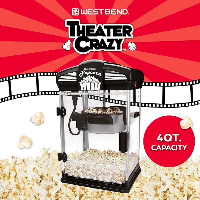 Theater Popcorn Machine West Bend