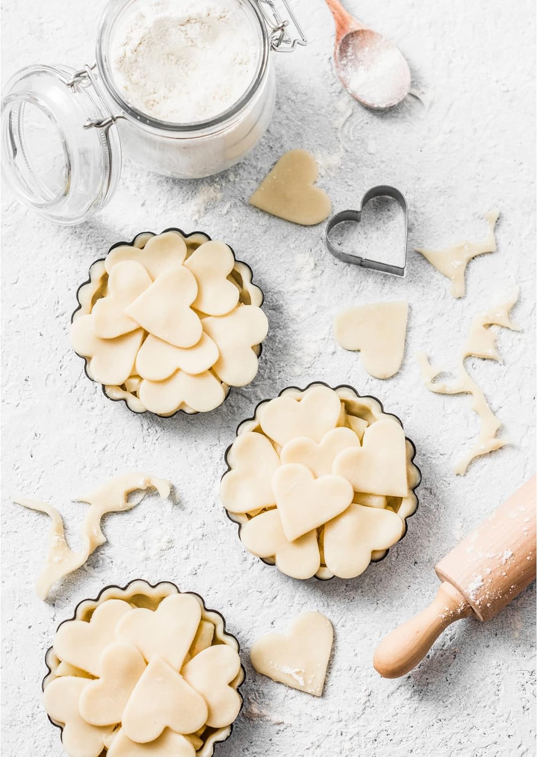 Baking Heart Cookie Cutters 5PC Set
