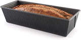 Non Stick Bread Pan | Heavy‐Gauge Steel | 12 x 4.5 x 3" | Grey | Norpro