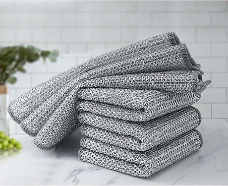 Non-Scratch Wire Cleaning Cloths 6PK