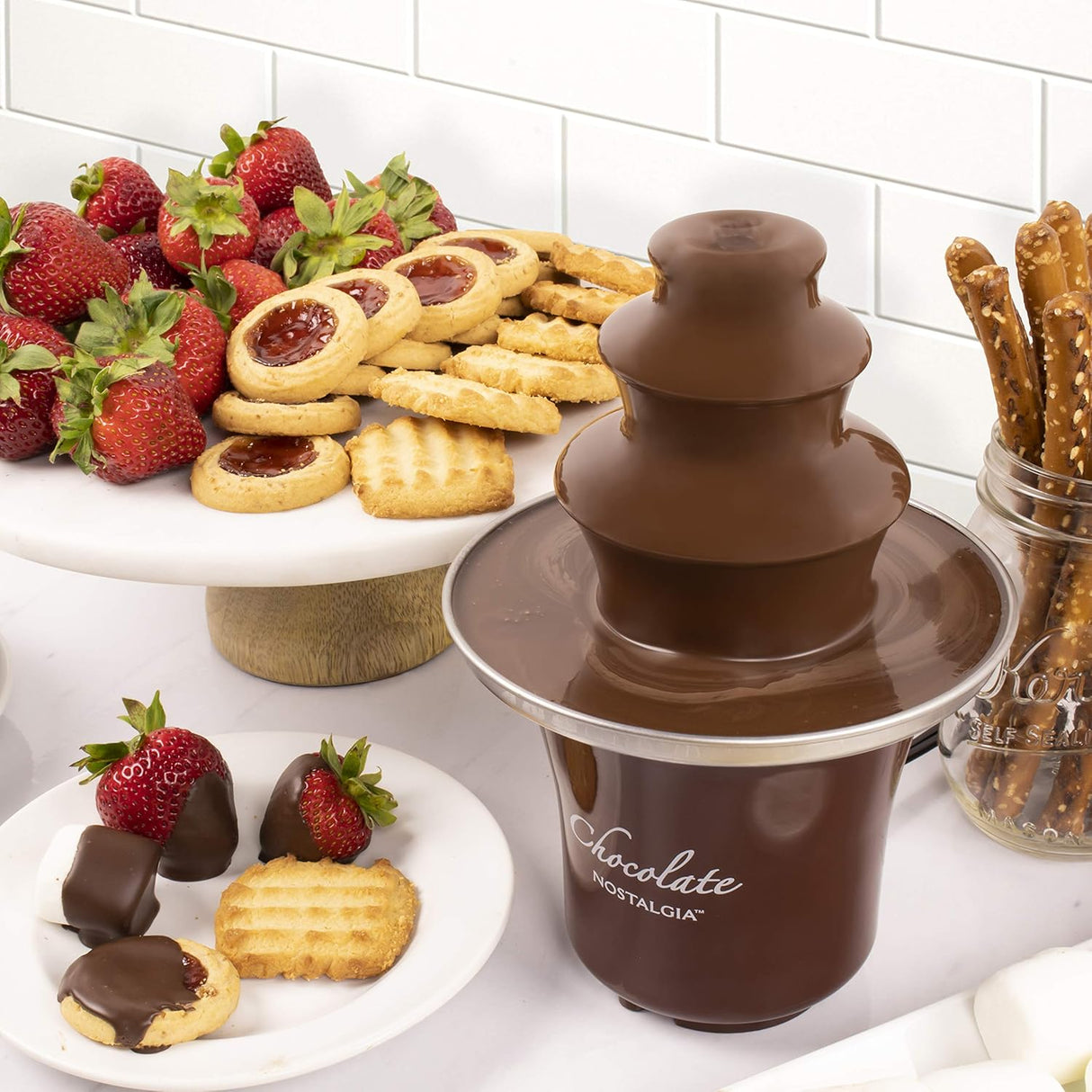 3 Tier Chocolate Fountain Nostalgia