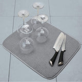 Microfiber Dish Drying Mat | 16" × 18" | Gray | Norpro