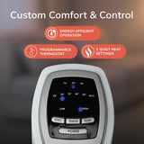 Ceramic Tower Space Heater 22" Silver Lasko