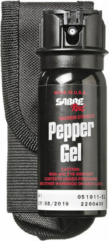 Pepper Gel With Belt Holster | Tactical Design | 1.8oz | SABRE