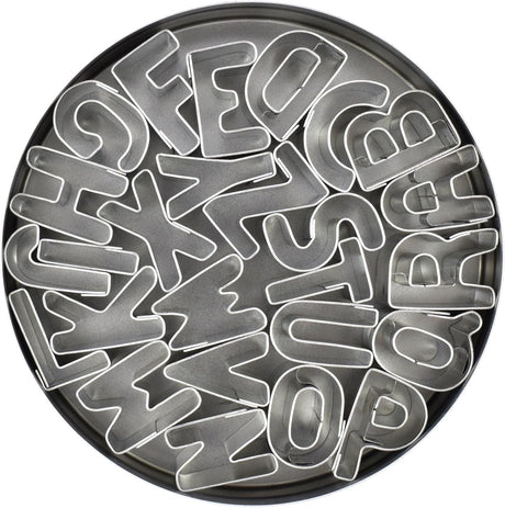 Mini Alphabet Cookie Cutter 26PC R&M International