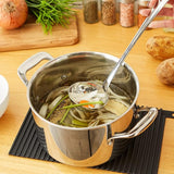 Straining Ladle | 13" Stainless Steel | Pierced Bowl for Draining | RSVP
