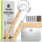 Bread Making Tools includes Danish Dough Whisk Bread Lame Bench Scraper