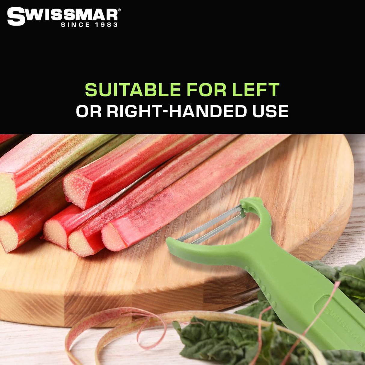 Y Peeler with Stainless Steel Scalpel Blade | Green | Swissmar